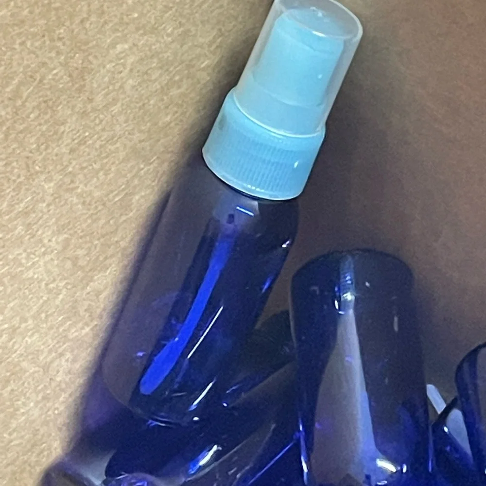 Blue Spray Bottles